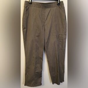 Chico’s gray  elastic waist pull on pants size medium